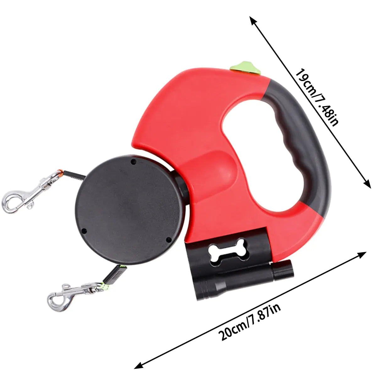 Belleza Dual Retractable Pet Leash